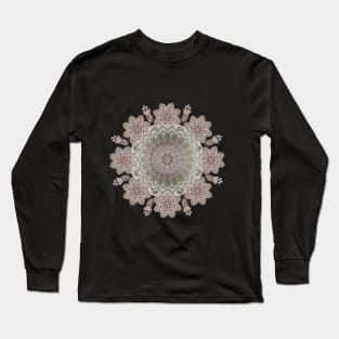 Elegant Abstract Art Mandala-Power-Flow Long Sleeve T-Shirt